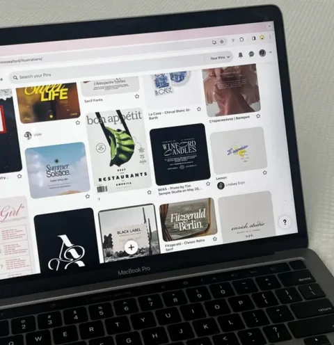 écran d'ordinateur avec plusieurs visuels